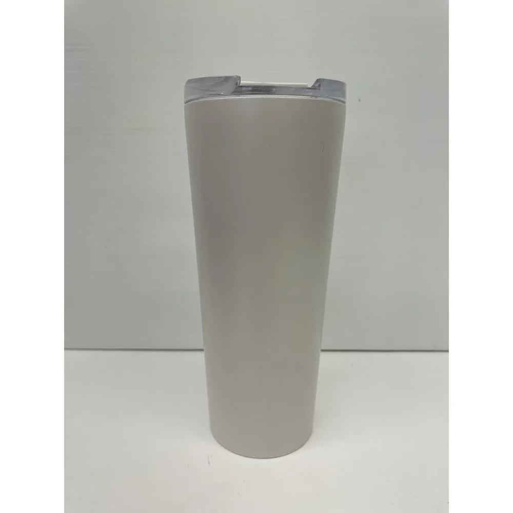 Starbucks Holiday 2021 Icy White Stainless Steel Cold Cup 16oz Grande‎ Tumbler